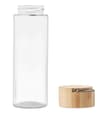 Custom Printed Glass Water Bottle 500ml Bamboo Lid variant 2