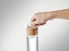 Custom Printed Glass Water Bottle 500ml Bamboo Lid variant 4