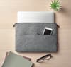 Custom Branded Rpet Felt Zipped Laptop Bag variant 5