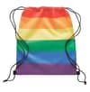 Custom Branded Rainbow Rpet Drawstring Bag variant 4