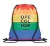 Custom Branded Rainbow Rpet Drawstring Bag variant 5