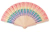 Branded Rainbow Wooden Hand Fan variant 2