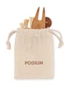 Custom Branded Organic Bamboo Golf Accessories Set In Pouch variant 4