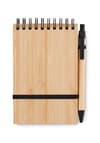 Promotional Recycled A6 Bamboo Notepad With Pen variant 3