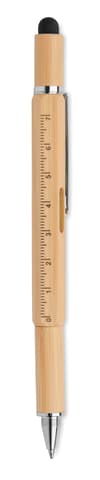 Promotional Spirit Level Pen In Bamboo variant 3