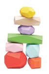 Custom Branded 8 Stacking Wood Rocks In Pouch variant 3