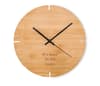 Promotional Round Shape Bamboo Wall Clock variant 5