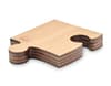 Custom Printed Bamboo Set Of 4 Puzzle Coasters variant 2