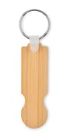 Promotional Bamboo Euro Token Key Ring variant 2