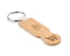 Promotional Bamboo Euro Token Key Ring variant 4