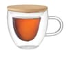Promotional Bamboo Double Wall Borosilicate Glass variant 3