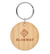 Promotional Round Bamboo Key Ring variant 3