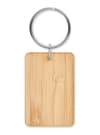 Promotional Rectangular Bamboo Key Ring variant 2