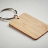 Promotional Rectangular Bamboo Key Ring variant 4
