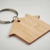 Promotional House Shaped Bamboo Key Ring variant 5