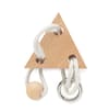 Branded Recycled Wooden Brain Teaser Triangle variant 3