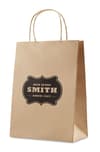 Custom Branded Recycled Gift Paper Bag Medium 150 Gr/m² variant 4