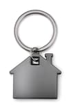Promotional House Shape Plastic Key Ring variant 2