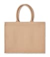 Custom Branded Jute Shopping Bag variant 2