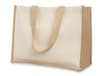 Custom Branded Jute And Canvas Shopping Bag variant 2