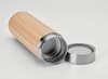 Custom Printed Stainless Steel Double Wall Bamboo Flask 400ml variant 4