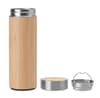 Custom Printed Stainless Steel Double Wall Bamboo Flask 400ml variant 7