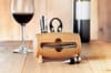 Custom Printed 4 Pcs Wine Set In Wooden Stand variant 5