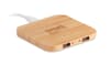 Branded Bamboo Wireless Charge Pad 15w variant 3