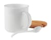 Custom Printed Bamboo Porcelain Mug With Spoon variant 3