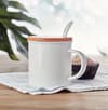 Custom Printed Bamboo Porcelain Mug With Spoon variant 5