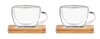 Promotional Bamboo Set Of 2 Double Wall Espresso variant 3