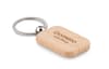Promotional Rectangular Wooden Key Ring variant 3