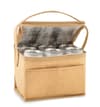 Custom Branded Recycled 6 Can Woven Paper Cooler Bag variant 2