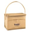 Custom Branded Recycled 6 Can Woven Paper Cooler Bag variant 4