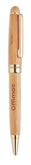 Promotional Bamboo Twist Ball Pen In Box variant 4
