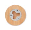 Custom Printed Bamboo Water Bottle Opener/ Coaster variant 4