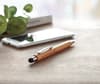 Promotional Bamboo Stylus Pen Blue Ink variant 4