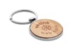 Promotional Round Key Ring Metal Bamboo variant 4