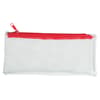 Promotional PVC Pencil Case (UK Stock: Clear with Red Zip) variant 3