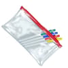 Promotional PVC Pencil Case (UK Stock: Clear with Red Zip) variant 4