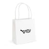 Custom Branded Brunswick Small White Paper Bag variant 2