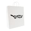 Custom Branded Brunswick Extra Large White Paper Bag variant 2