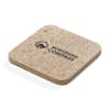 Custom Printed Natural BioHusk Coaster variant 2