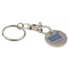 Custom Branded Trolley Coin Keyring (Stamped Iron Soft Enamel Infill) variant 2