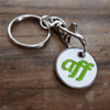 Custom Branded Trolley Coin Keyring (Stamped Iron Soft Enamel Infill) variant 7