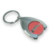 Custom Branded Wishbone Trolley Coin Keyring (Stamped Iron Soft Enamel Infill) variant 4