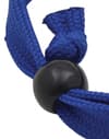 Custom Branded Tubular Polyester Wristband with Plastic Adjuster Beads variant 2