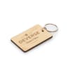 Promotional Rectangular Bamboo Keyring variant 2