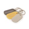 Promotional Metal Dog Tag Style Keyring variant 2