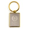 Promotional Rectangular Gold Keyring variant 2